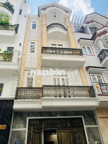 Bán gấp hạ giá 300 triệu nhà 4 tầng hẻm 37 Bến Lội