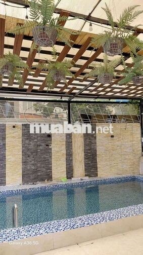 Cho thuê villa hồ bơi 5PN gần biển full nội thất