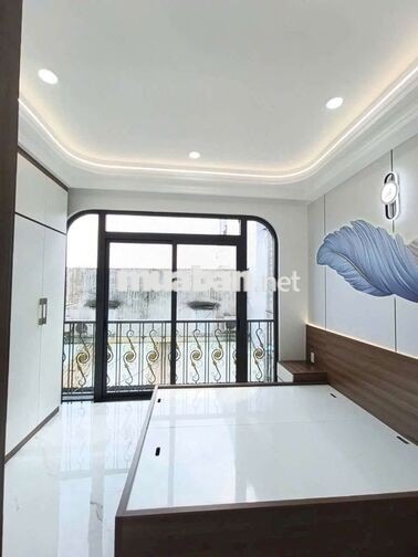 lê văn quới , 4 tầng , 5pn đường 6m thông