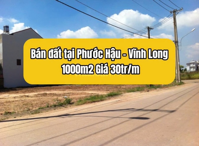 bán đất Vĩnh Long phường Phước Hậu