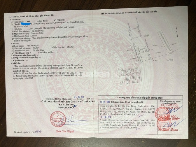 BÁN ĐẤT Ở GIÁ RẺ HẼM 3M (XH) AN DƯƠNG VƯƠNG (KP4), P. AN LẠC, Q.BT, 3,