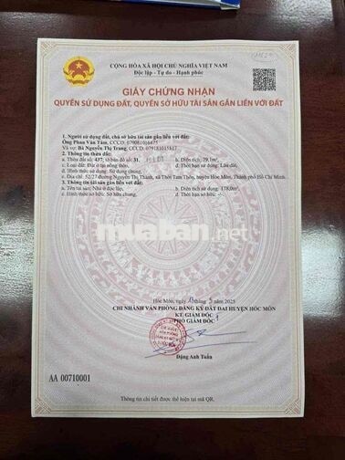 BÁN NHÀ  vị trí víp ngay ngã ba đông quang 1/Nguyễn thị thảnhvào 100m