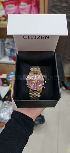 Đồng hồ Citizen Eco - Drive mặt đỏ 