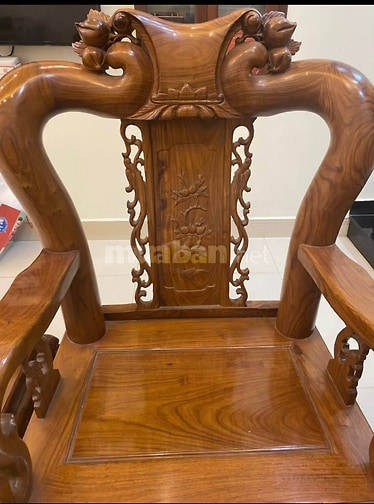 Dọn nhà thanh lý bộ bàn gỗ Hương tay 16