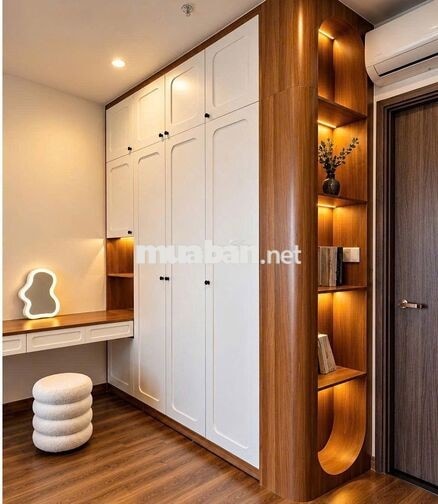 Căn góc 2PN+1 The Beverly view thoáng vĩnh viễn, đủ đồ cao cấp.