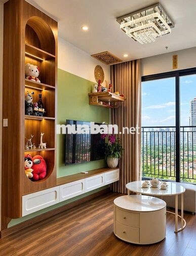 Căn góc 2PN+1 The Beverly view thoáng vĩnh viễn, đủ đồ cao cấp.