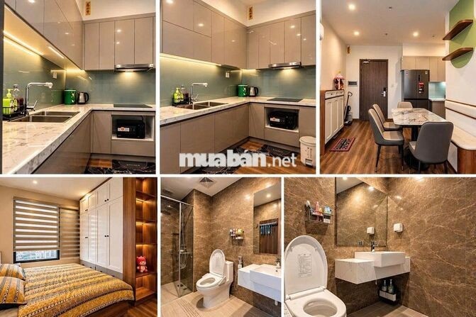 Căn góc 2PN+1 The Beverly view thoáng vĩnh viễn, đủ đồ cao cấp.