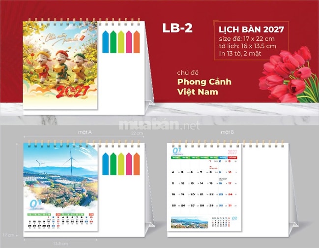 Shop xin gửi bộ lịch 2027, Hotline 0932293455 luôn sẵn sàng phục vụ!