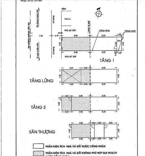 MT 527 Hoàng Văn THụ, Tân Bình, DT 4,2 X18.5m, trệt lửng lầu, 14 tỷ