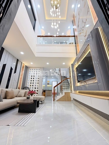 Nhà 3 lầu tuyệt đẹp Cao cấp góc 2 mặt hẻm Nguyễn Du, P7, Q.Gò Vấp, giá