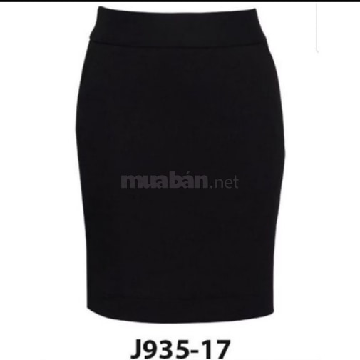 Chân váy Thái Hòa ngang gối màu đen, xanh đen đủ size L,Xl,2Xl,30