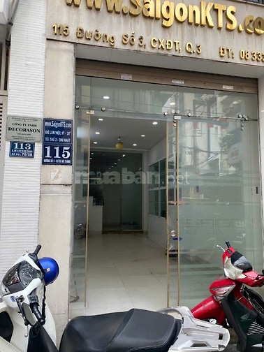 Bán nhà 115 đường số 3 Cư xá Đô Thành, phường 4, Quận 3, 3x10m, 3 lầu