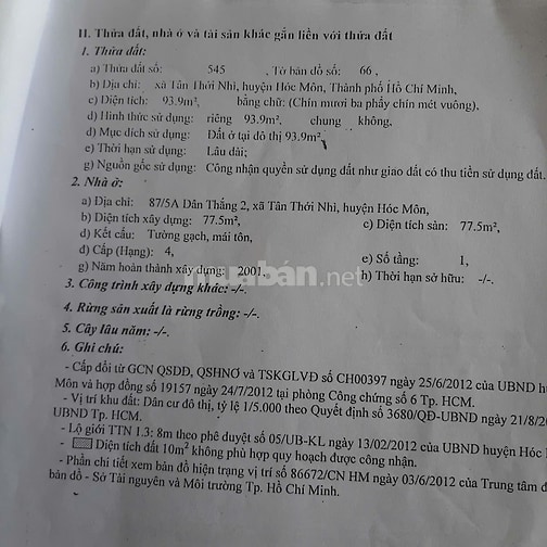 Nhà Bán Gấp- kẹt Ngân Hàng- Gần Trường hoc Nguyễn An Khương.