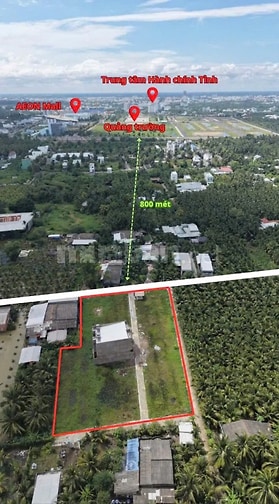 Nền 114m2 full thổ cư đường ô tô gần cầu Long Hòa, siêu thị AEON Mall