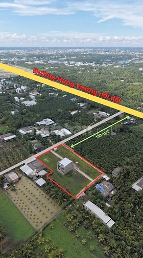 Nền 114m2 full thổ cư đường ô tô gần cầu Long Hòa, siêu thị AEON Mall