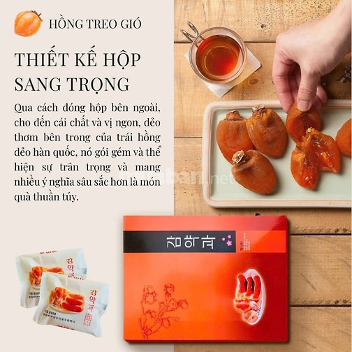 Hồng Treo Gió Hàn Quốc_Món quà Sức Khỏe Tặng, Biếu, Đi chơi, Thăm hỏi