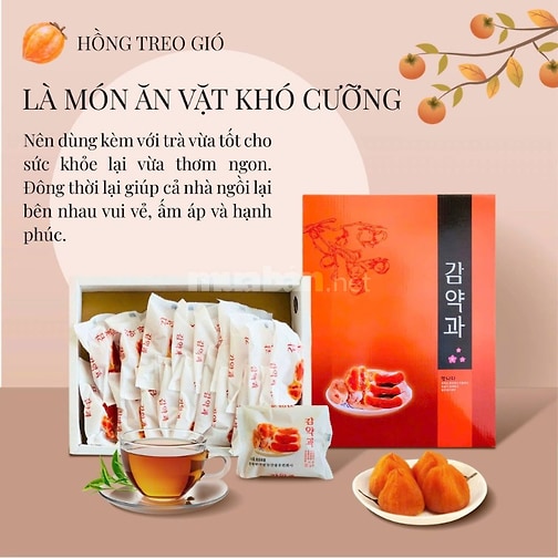 Hồng Treo Gió Hàn Quốc_Món quà Sức Khỏe Tặng, Biếu, Đi chơi, Thăm hỏi