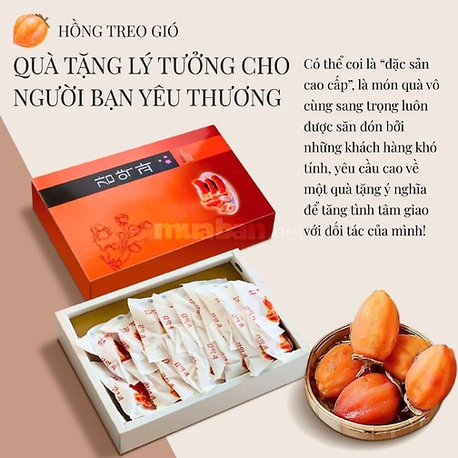 Hồng Treo Gió Hàn Quốc_Món quà Sức Khỏe Tặng, Biếu, Đi chơi, Thăm hỏi