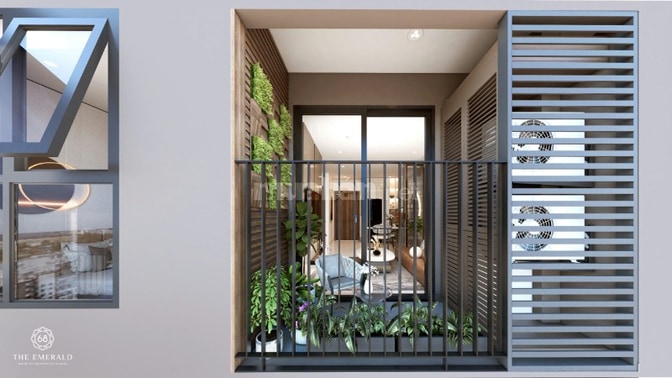 THE EMERALD 68 | CĂN B02 1PN+1 THIẾT KẾ ĐẸP |GIÁ 2,95 TỶ