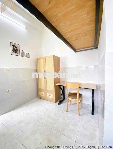 🏡 PHÒNG GÁC LỬNG XINH XẮN – FULL NỘI THẤT – TÂN PHÚ  📍 Khu vực đường B