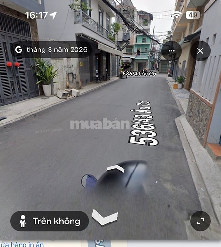 Bán nhà 2 tầng hẻm Âu Cơ Tân Bình