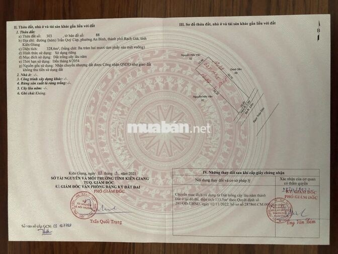 Đất mặt tiền kênh Thôn Dôn - đối diện đường Thiên Hộ Dương
