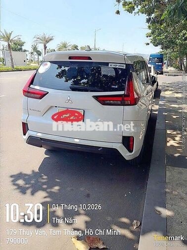 Mitsubishi Xpander 7 chỗ Trắng biển vàng