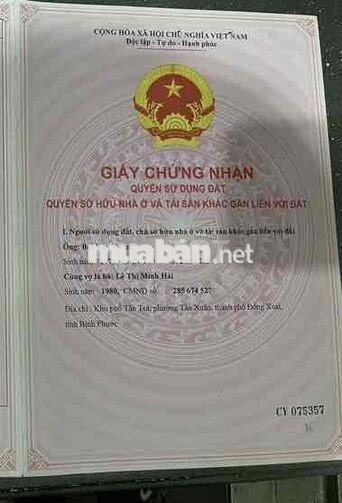 đất ở Đồng Phú, Bình Phước (cũ)