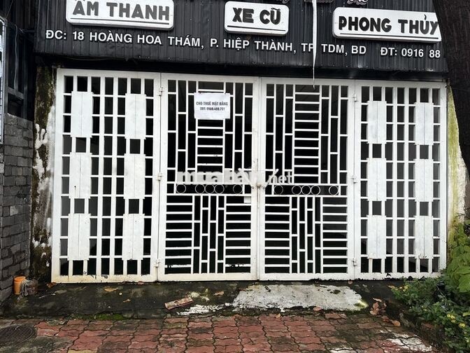 Mặt tiền Trương Định Phú lợi Bình Dương cũ