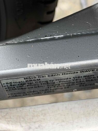 Honda Wave Alpha 100 2005 Xanh cực đẹp siêu mới