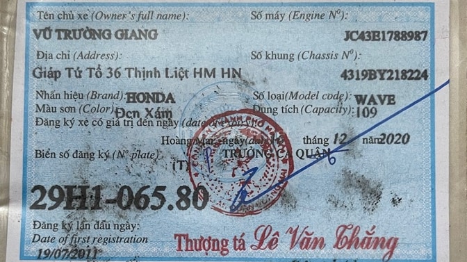 Bán xe máy wave đăng ký chính chủ