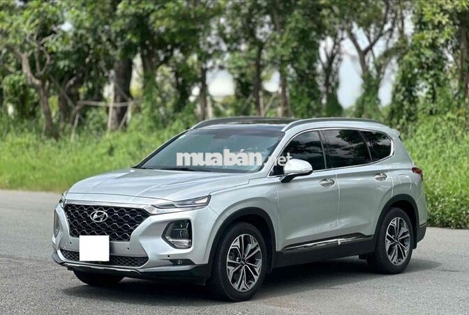 Hyundai SantaFe 2020 Xăng 7 chỗ Bạc