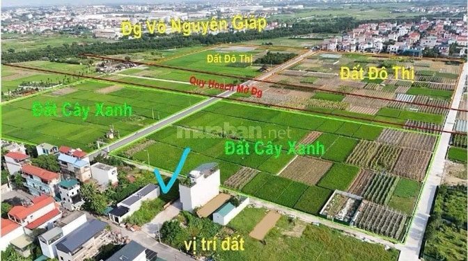 BÁN 70M LÔ GÓC ĐẤU GIÁ NGUYÊN KHÊ. ĐƯỜNG 17M VÀ 8M GIÁP VIN BẮC HỒNG