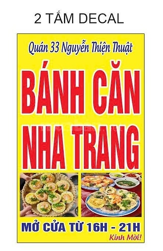 Tuyển SV phụ quán bánh căn Nha Trang 