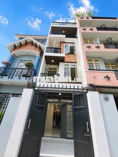 BÁN NHÀ HẼM XE HƠI TÔ HIẾN THÀNH Q10 DT 3.7 x 15 55m2 4 TẦNG  14.7 TỶ