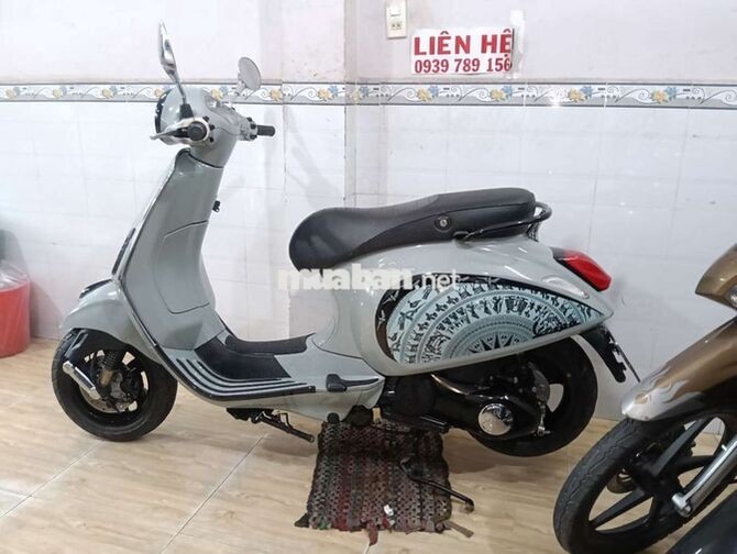 Piaggio Vespa Xám ,bs65,xe zin đẹp 