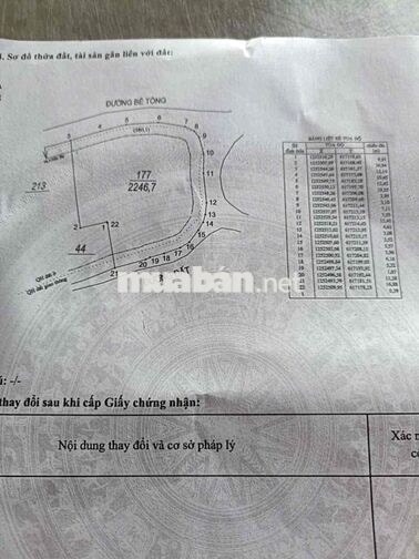 CẦN SANG 2246m2  ĐẤT TẠI  AN BÌNH, PHÚ GIÁO, TP HỒ CHÍ MINH.