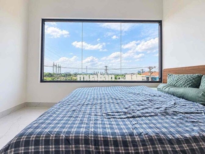 khai trương căn hộ dịch vụ 1pn tại Làng Đại học full nội thất ban công