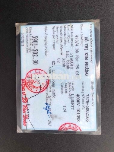 Piaggio Liberty ie 3V Xanh Xe tay ga