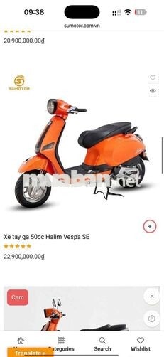 💕😘 Haelim Vespa 50cc 2023 Đen biển Sg