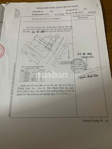 Chính phủ cần bán nhà số nhà 965/16 Quang Trung, Gò Vấp, 4x17m