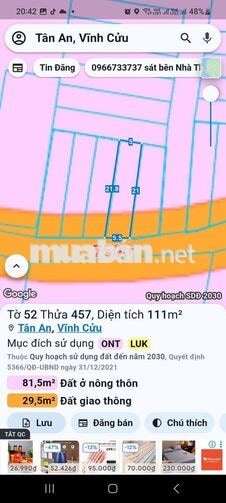 Bán đất sổ riêng thổ cư 750_800