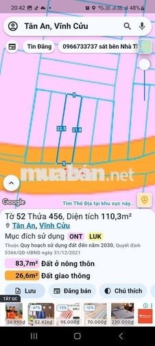 Bán đất sổ riêng thổ cư 750_800