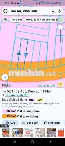 Bán đất sổ riêng thổ cư 750_800