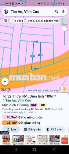 Bán đất sổ riêng thổ cư 750_800