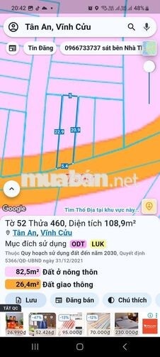 Bán đất sổ riêng thổ cư 750_800