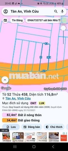 Bán đất sổ riêng thổ cư 750_800