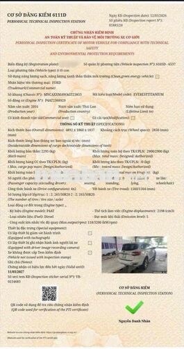 Ford Everest Titanium Trắng Tự động 160168 km