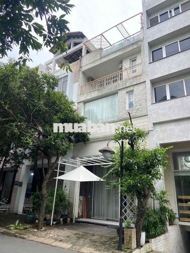 CHO THUÊ NHÀ 4 TẦNG MẶT TIỀN PHỐ HƯNG PHƯỚC 1, PHÚ MỸ HƯNG, DT 216m2 (
