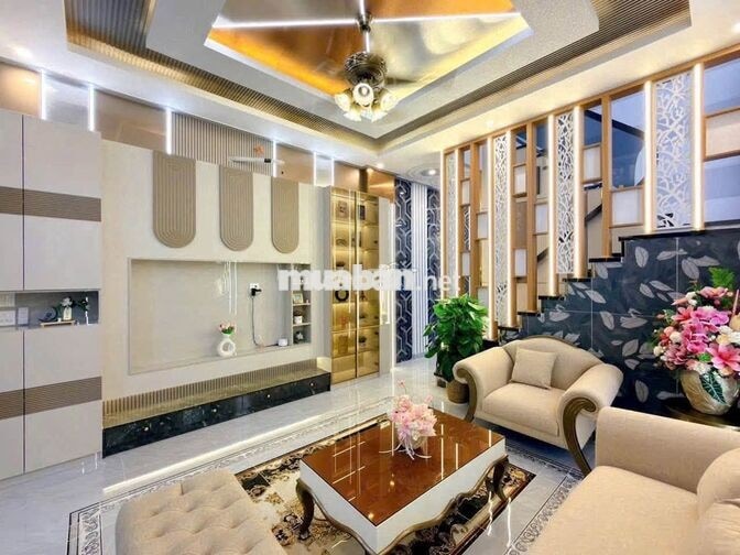 BÁN NHÀ 3 TẦNG FULL NỘI THẤT TUYỆT ĐẸP ĐS12 KDC THỚI NHỰT GẦN ĐHYD
